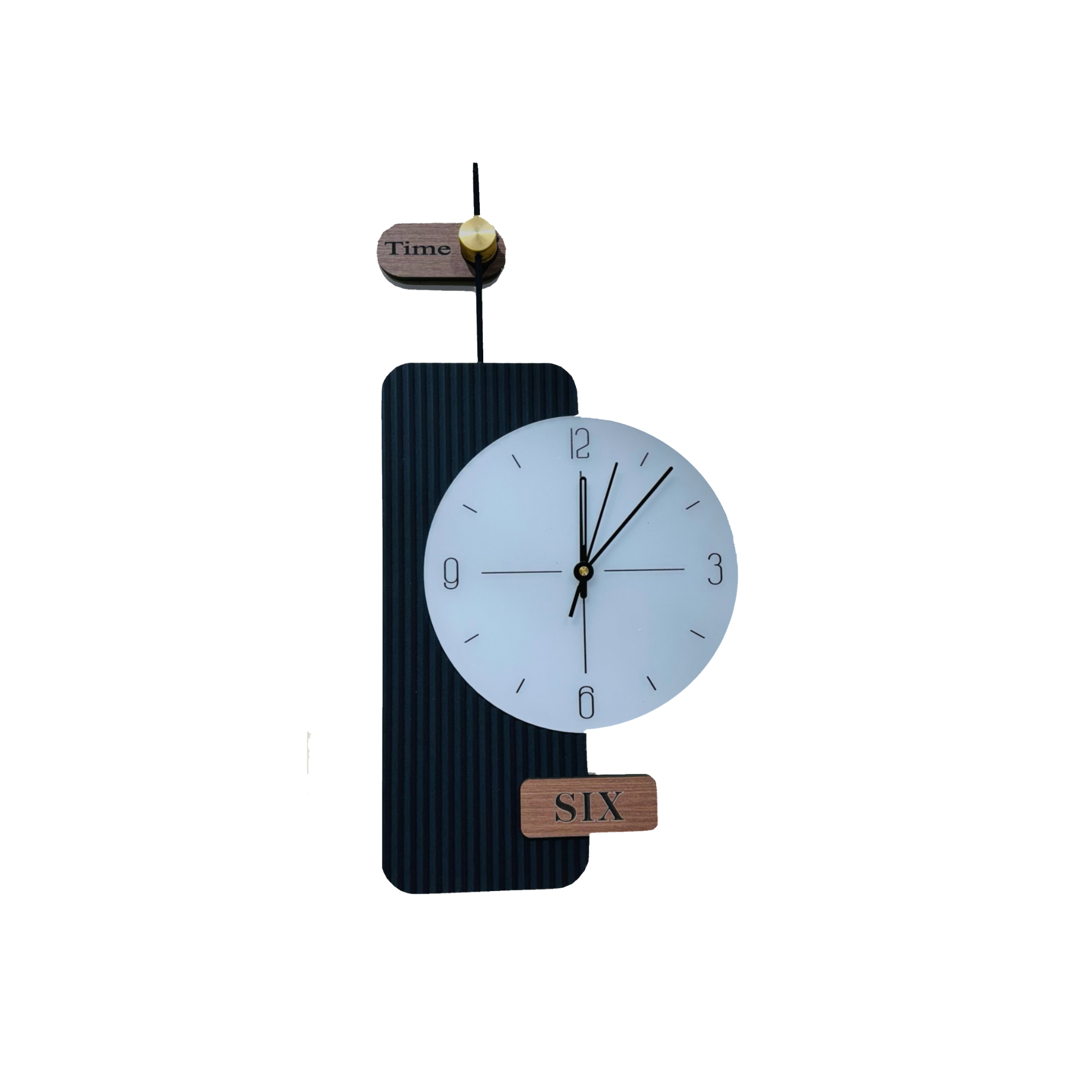 Minimalist Wall Clock with Modern Design – Stylish Black and White Timepiece for Home - Nestern