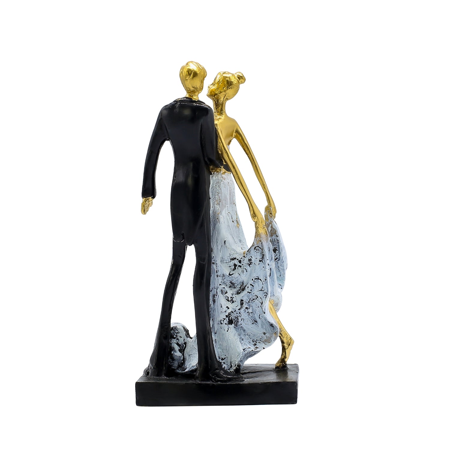 Elegant Wedding Couple Figurine For Contemporary Home Accent Decoration