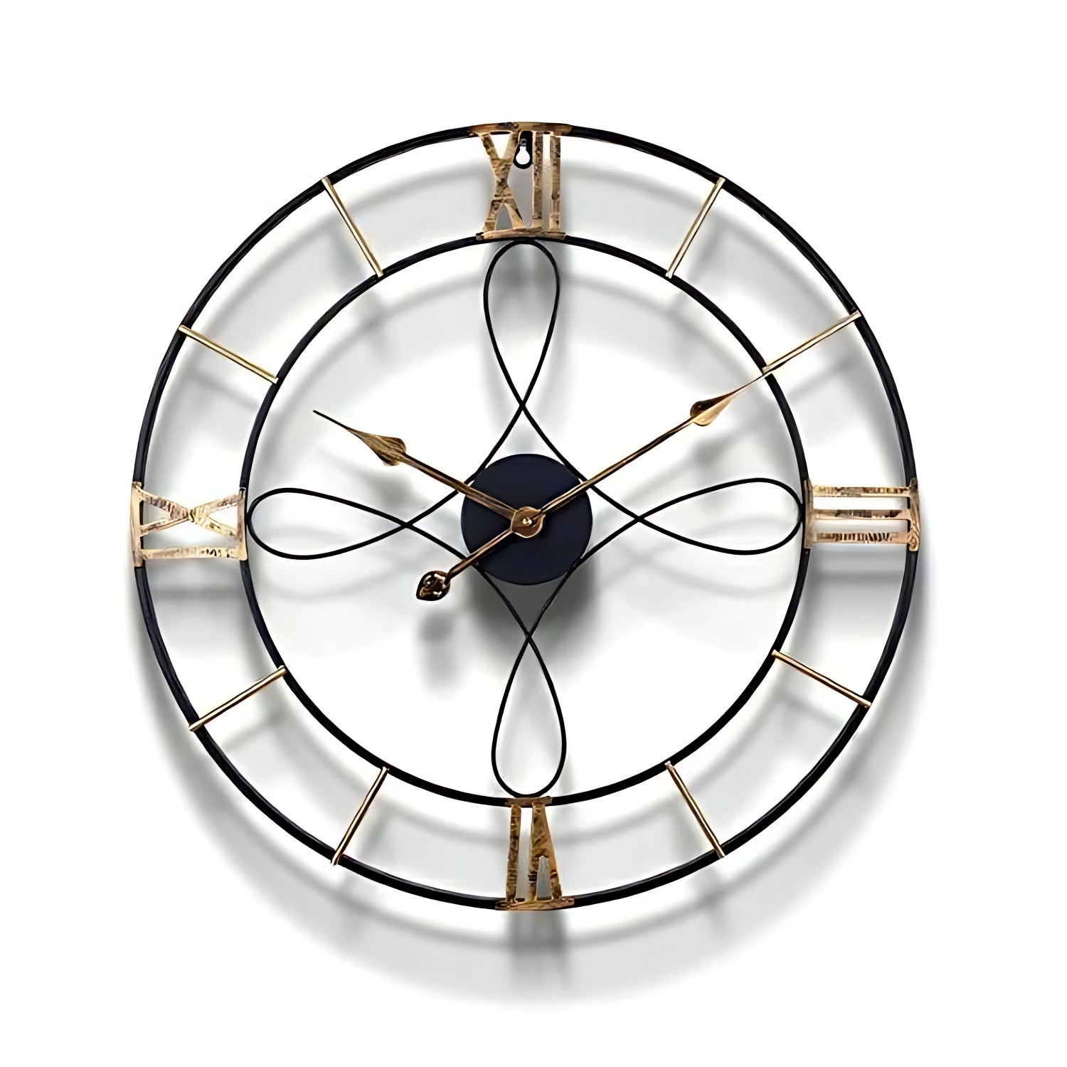 Dasharia Designer Metal Wall Clock Enhancing Modern Decor