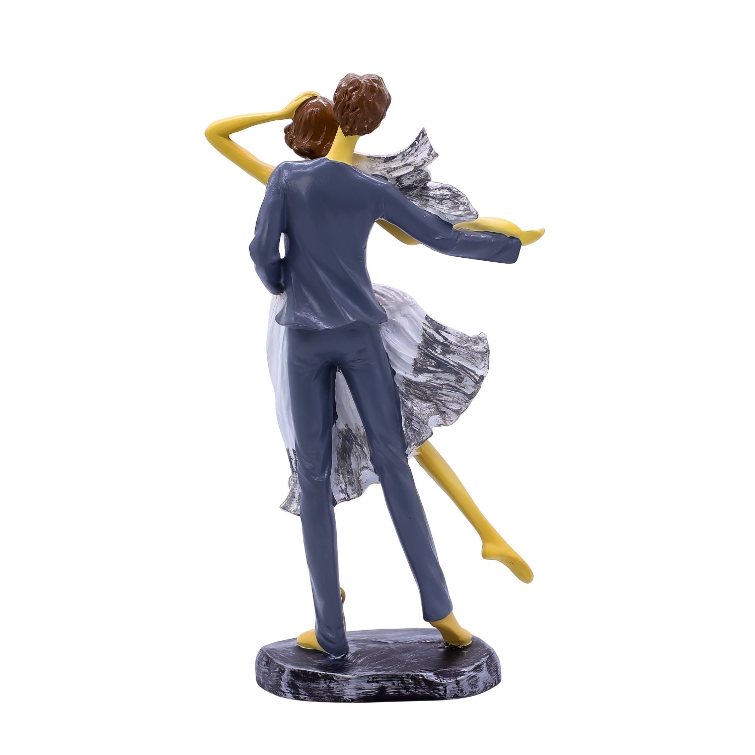 Romantic Dancing Couple Sculpture For Elegant Home Decor Accent