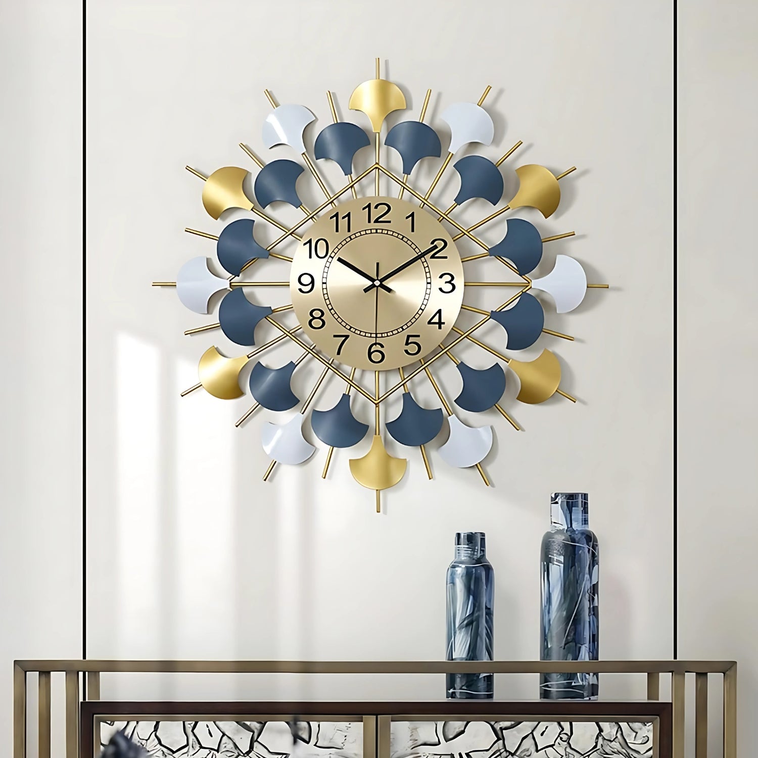 Nordic Sunrise Modern Multi-Color Clock Brightening Contemporary Spaces