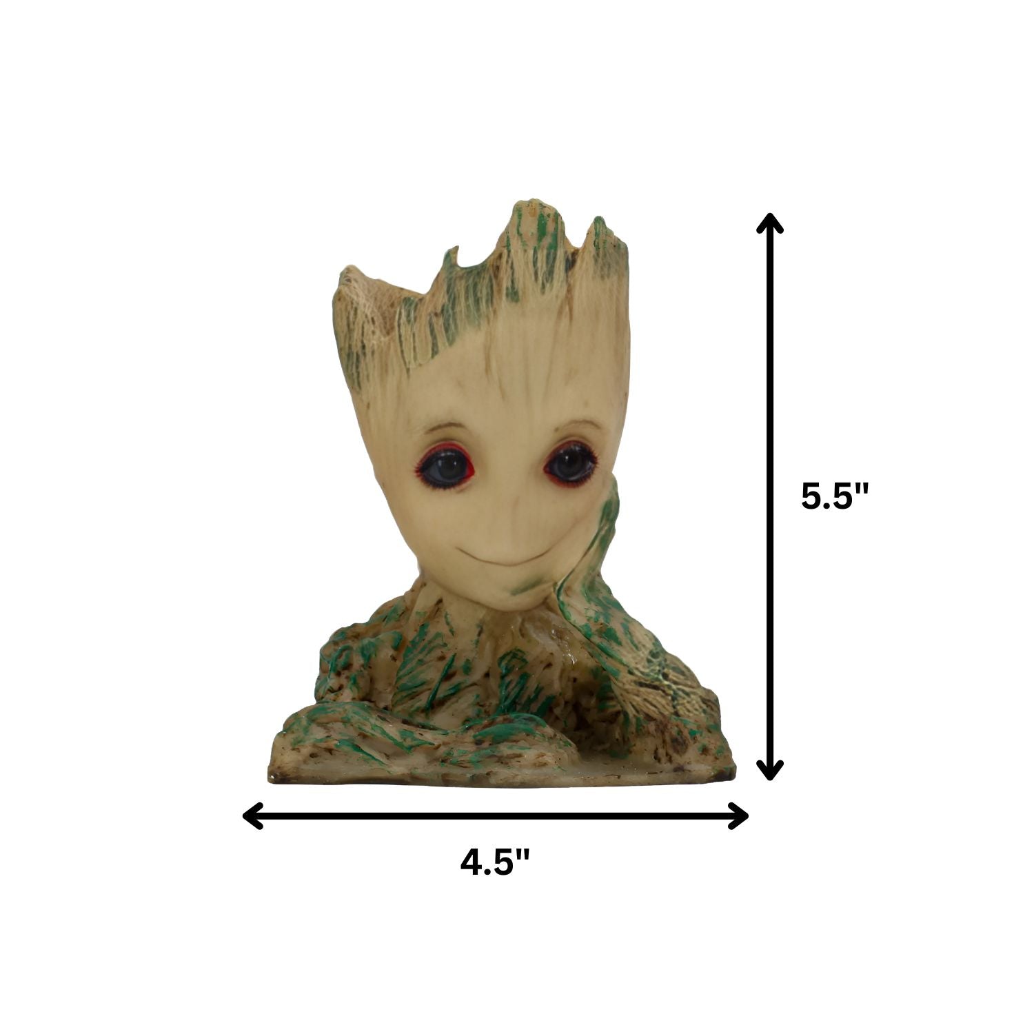 Baby Groot Tree Man Guardians of The Galaxy Avengers Action Figures Stationery Organizer Pen Stand or Flowerpot with Drainage Hole