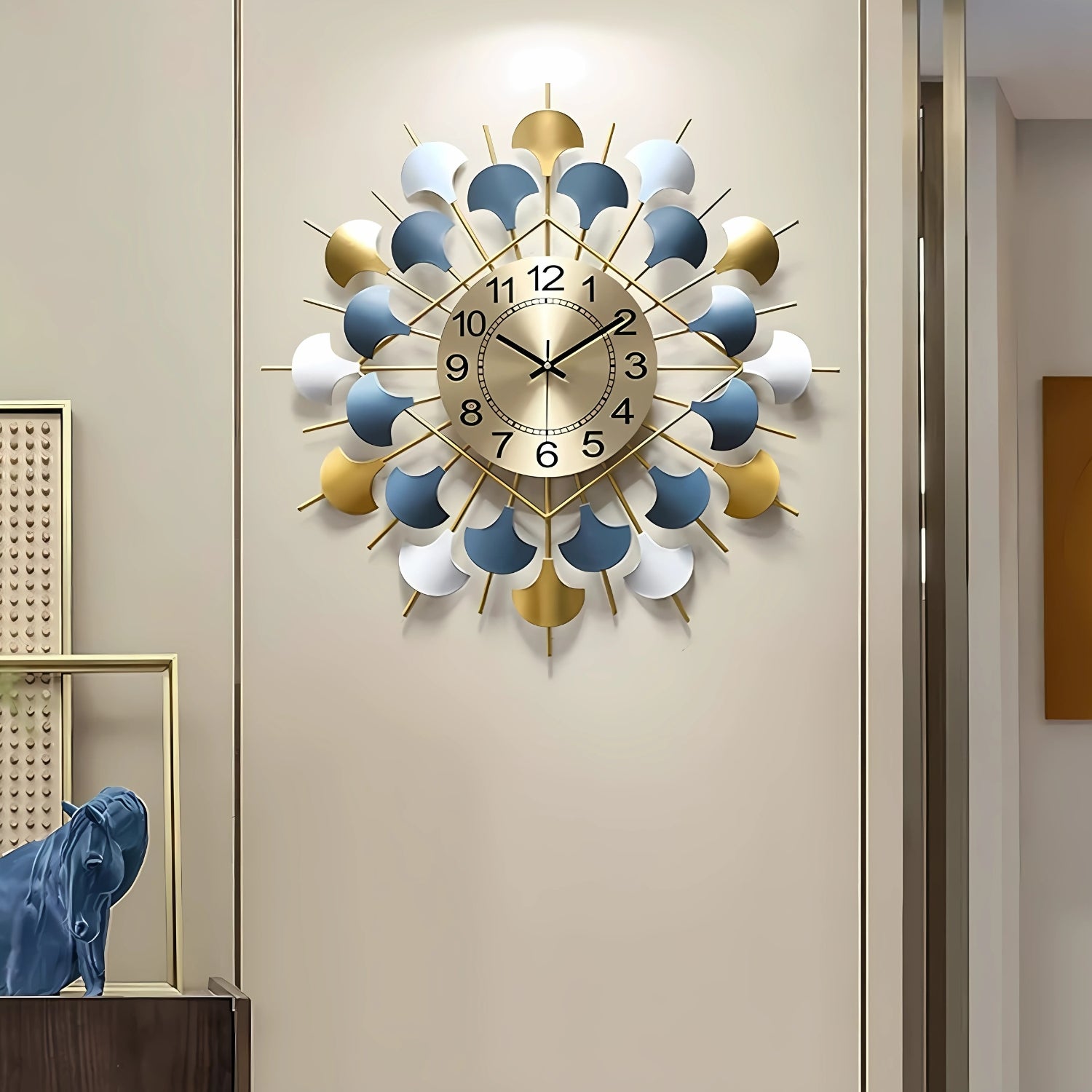 Nordic Sunrise Modern Multi-Color Clock Brightening Contemporary Spaces