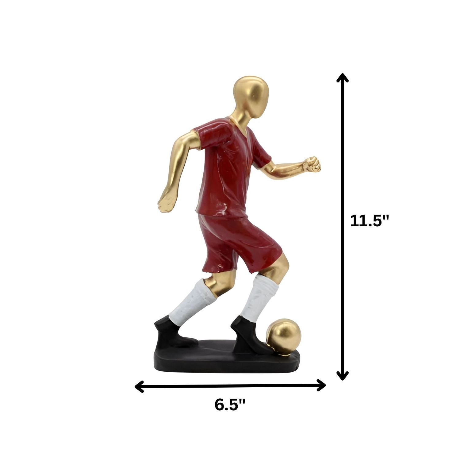 Football Player Statue Decorative Showpiece for Home, Living Room, Office Decor