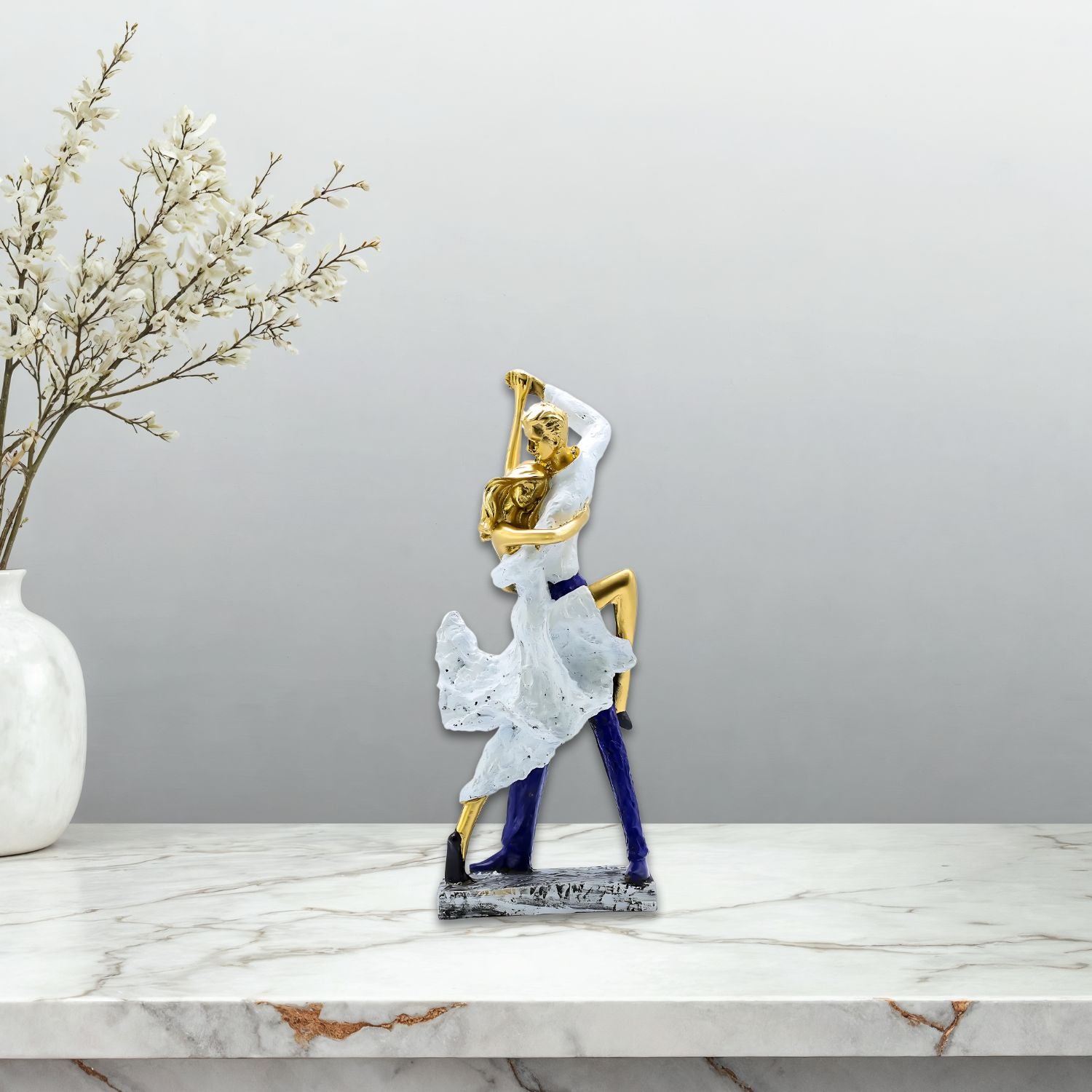 Dancing Couple Figurine For Contemporary Home Accent Decoration