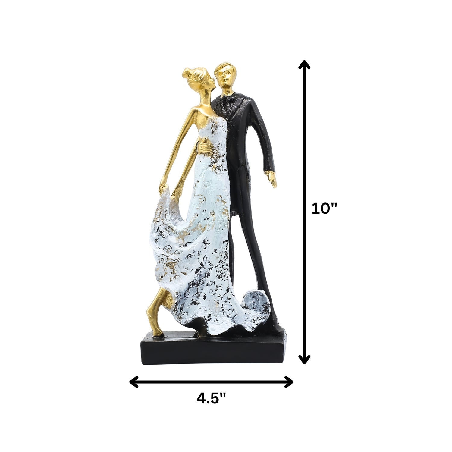 Elegant Wedding Couple Figurine For Contemporary Home Accent Decoration