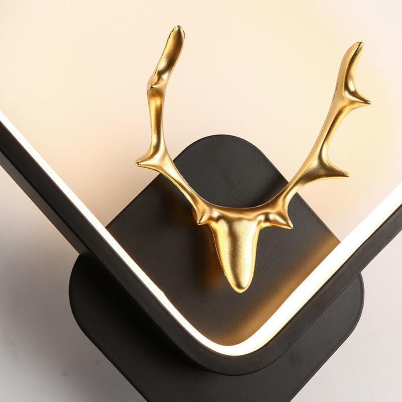 Modern LED Deer Antler Wall Light – Decorative Ambient Lamp for Living & Bedroom
