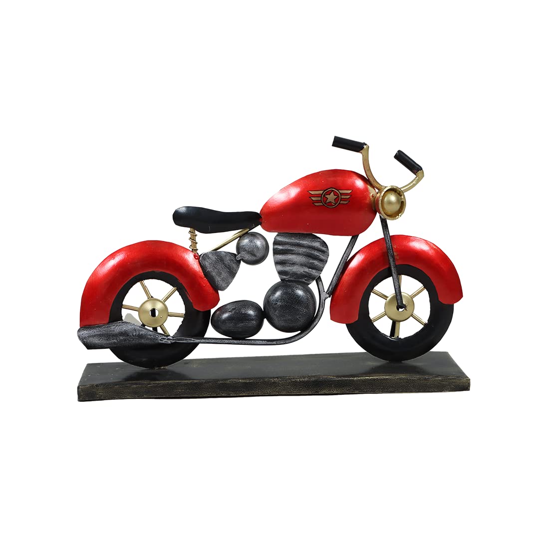 Vintage Motorcycle Metal Showpiece - Nestern