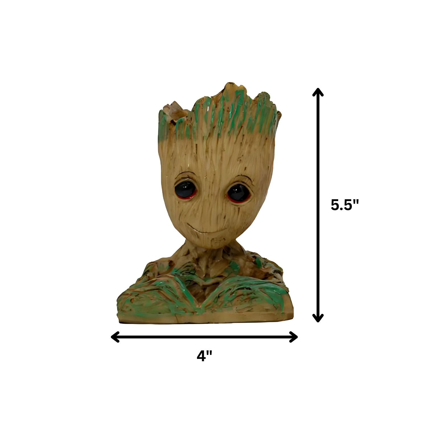 Baby Groot Tree Man Guardians of The Galaxy Avengers Action Figures Stationery Organizer Pen Stand or Flowerpot with Drainage Hole