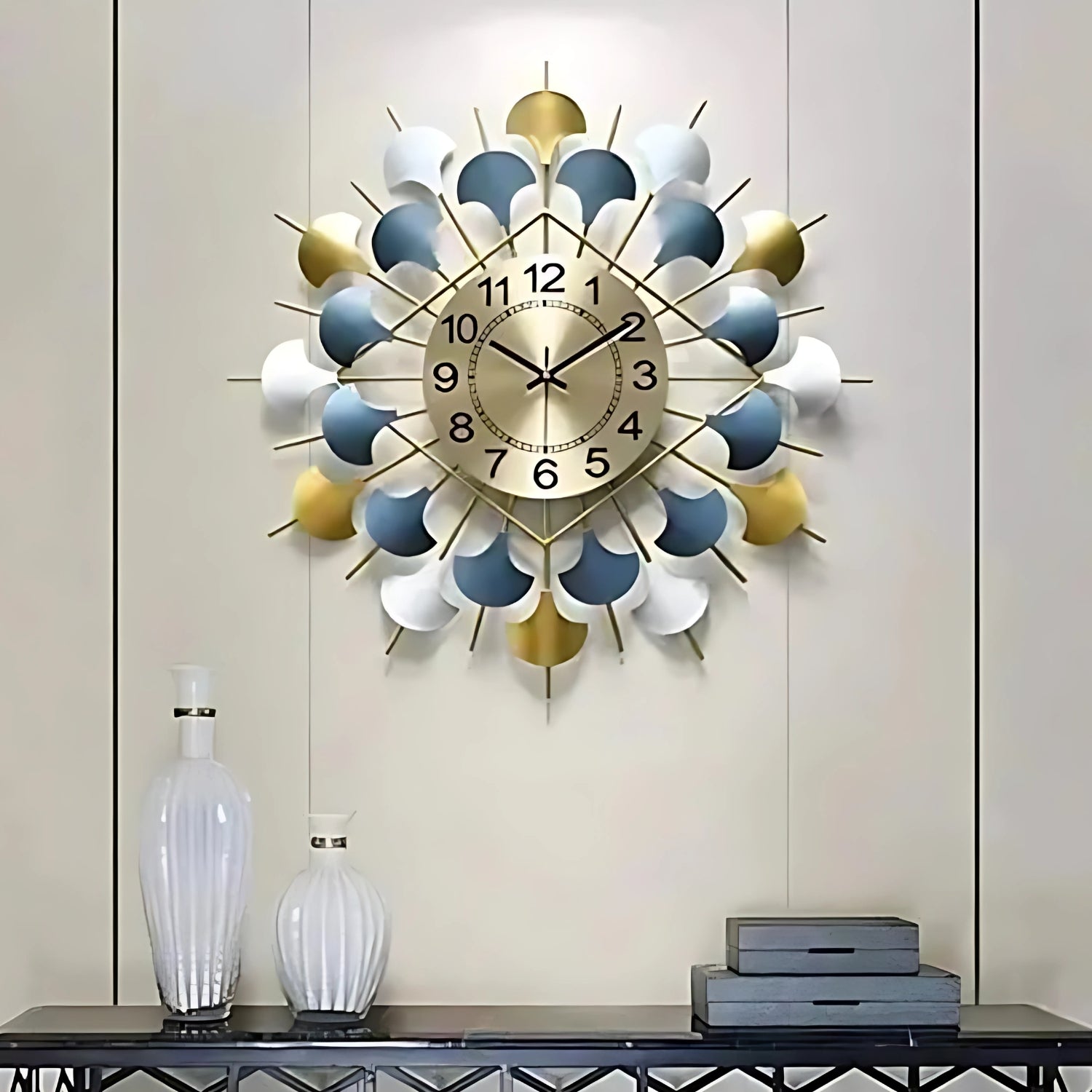 Nordic Sunrise Modern Multi-Color Clock Brightening Contemporary Spaces