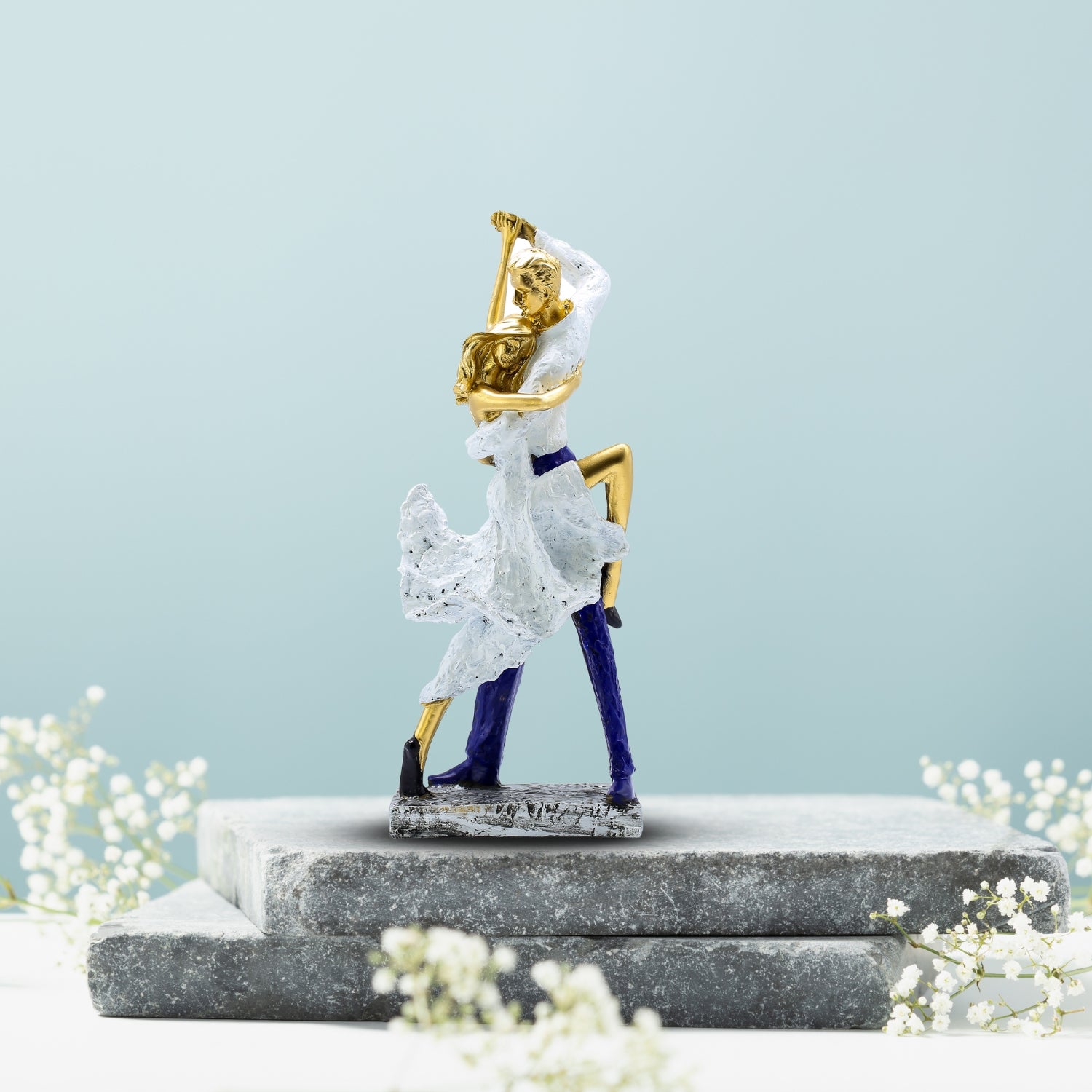 Dancing Couple Figurine For Contemporary Home Accent Decoration