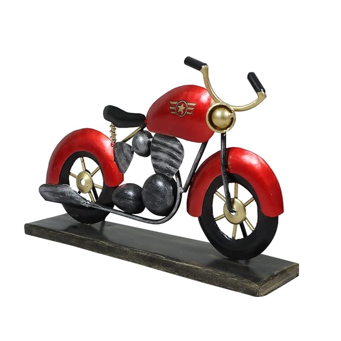 Vintage Motorcycle Metal Showpiece - Nestern