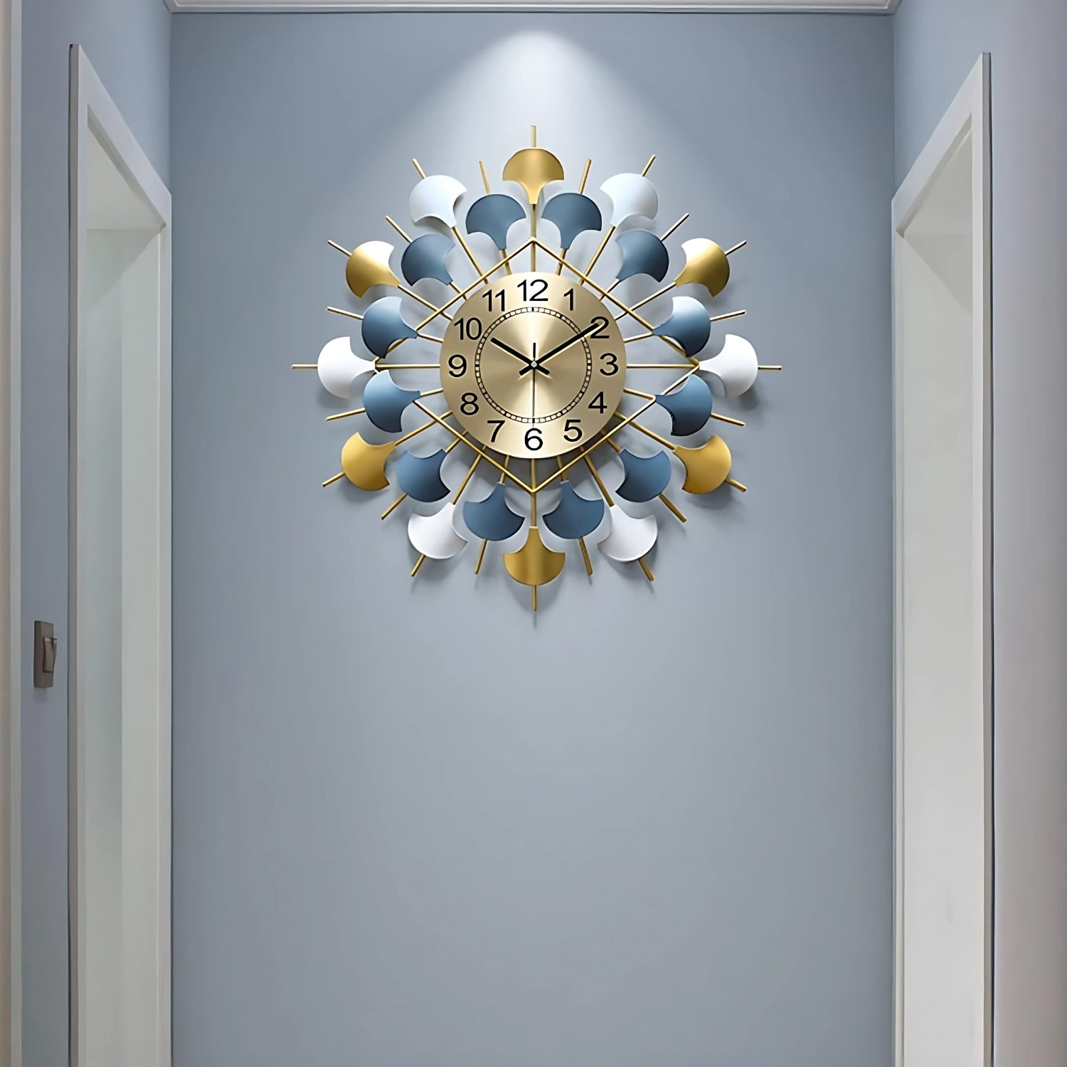 Nordic Sunrise Modern Multi-Color Clock Brightening Contemporary Spaces