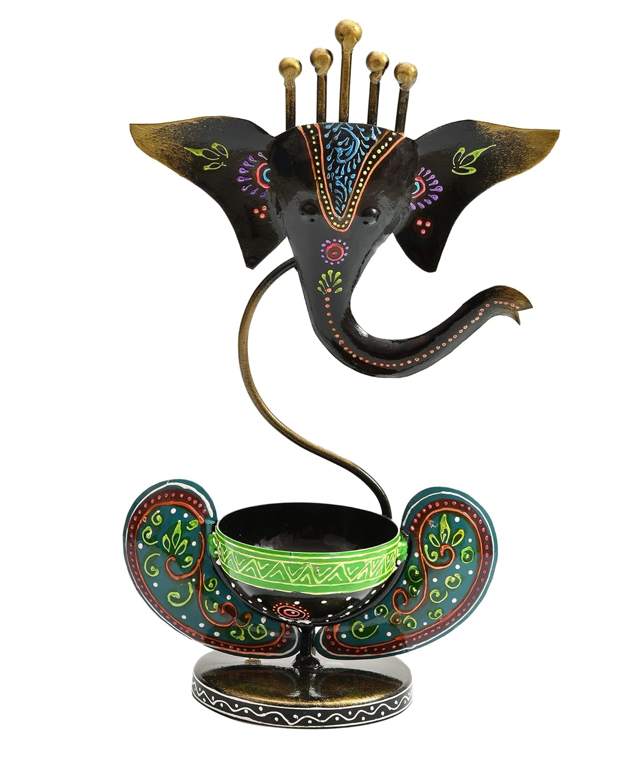 Ganesha-Inspired Decorative Bowl Holder - Nestern