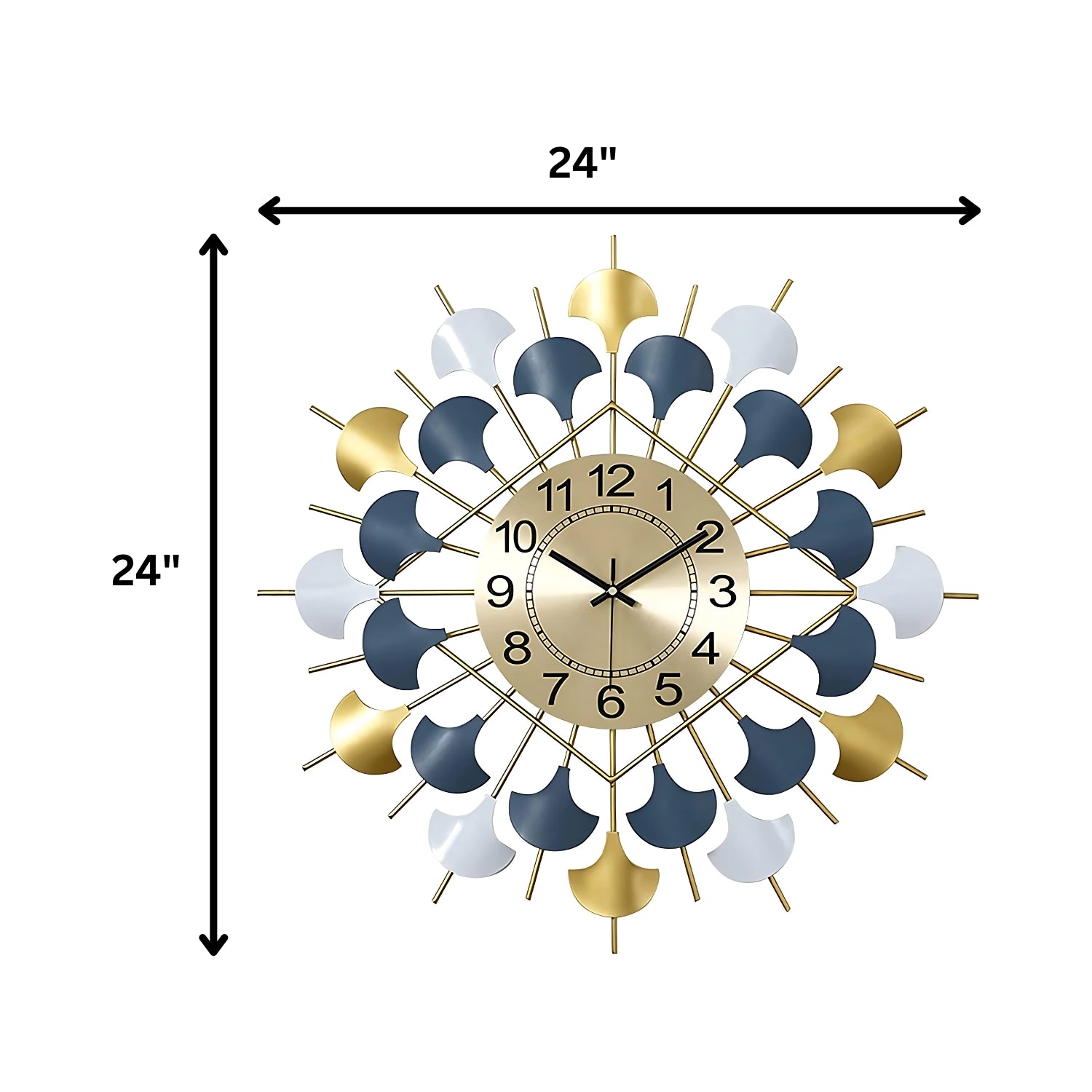 Nordic Sunrise Modern Multi-Color Clock Brightening Contemporary Spaces