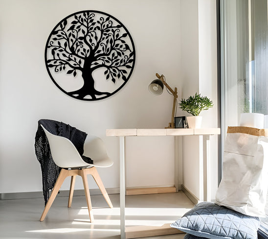 Elegant Tree of Life Metal Wall Art – Nature-Inspired Home Décor