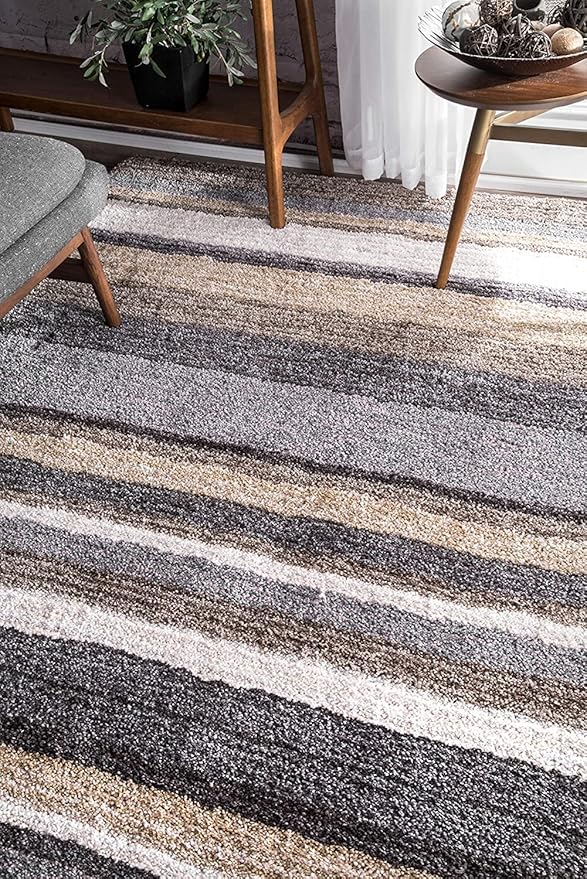 Beige Gradient Area Rug - Nestern