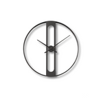 Capsule Metal Wall Clock – Modern Minimalist Décor