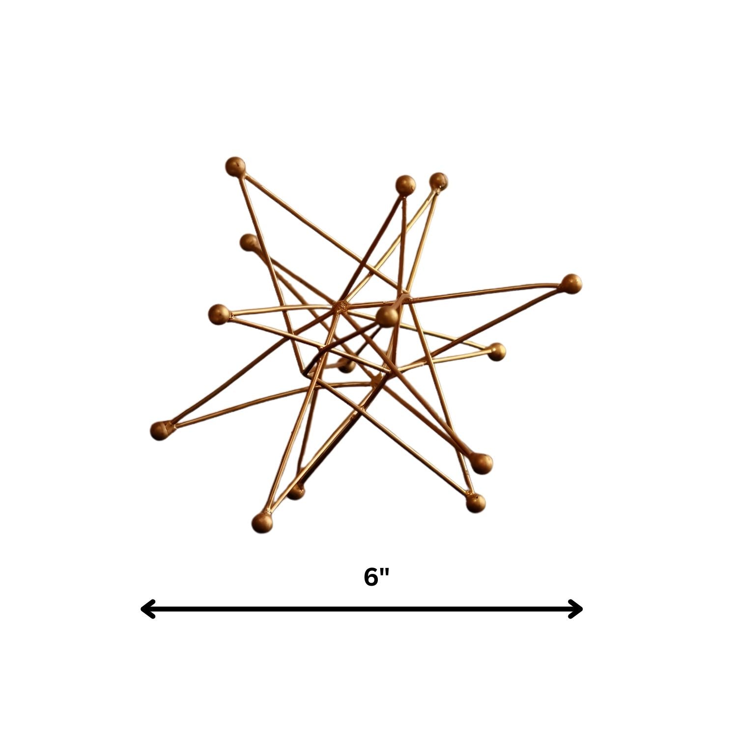 Modern Celestial Star Metal Artifact For Elegant Home Decor