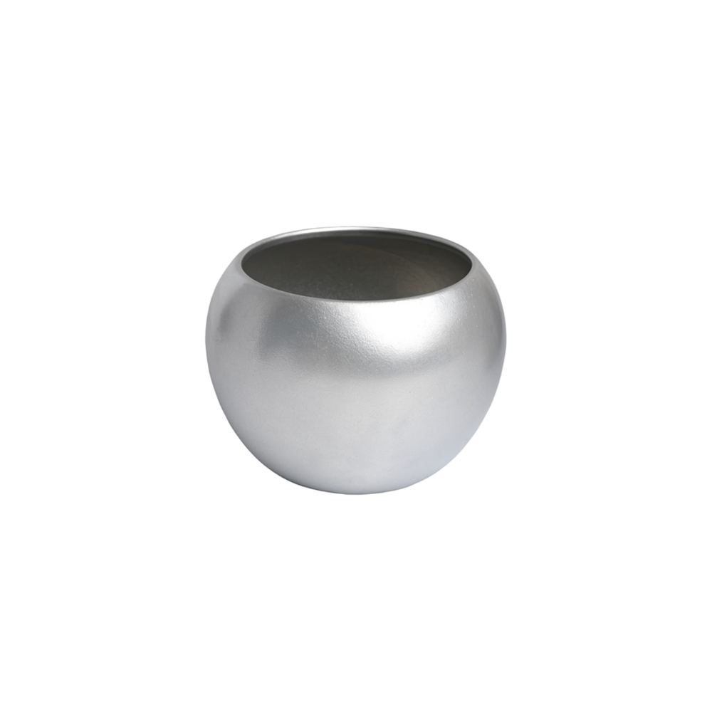 Glossy Ceramic Apple Planter with Indoor Plant – Elegant Table Decor