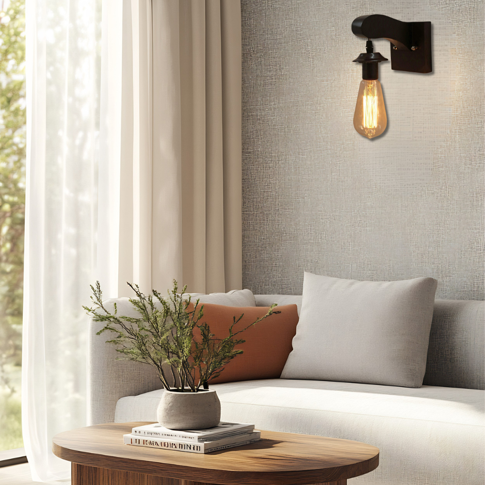 Industrial Edison-Style LED Wall Lamp