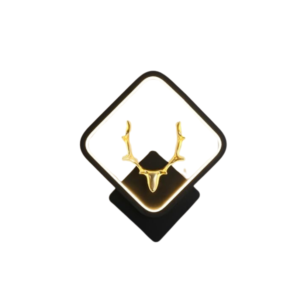 Modern LED Deer Antler Wall Light – Decorative Ambient Lamp for Living & Bedroom
