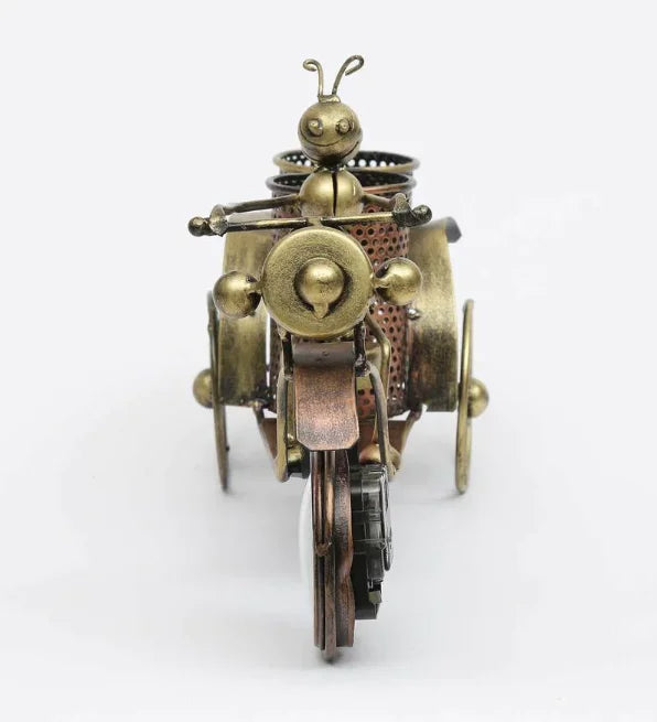 Bicycle Desk Organizer with Clock - Nestern