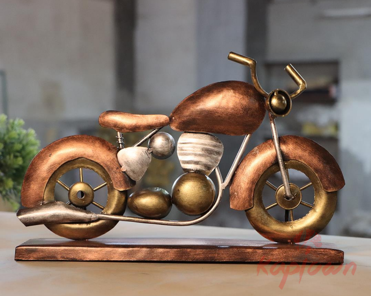 Vintage Motorcycle Metal Showpiece - Nestern