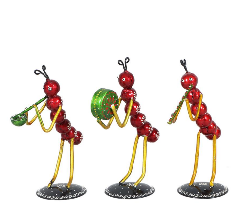 Rustic Musical Ant Trio Figurines - Nestern