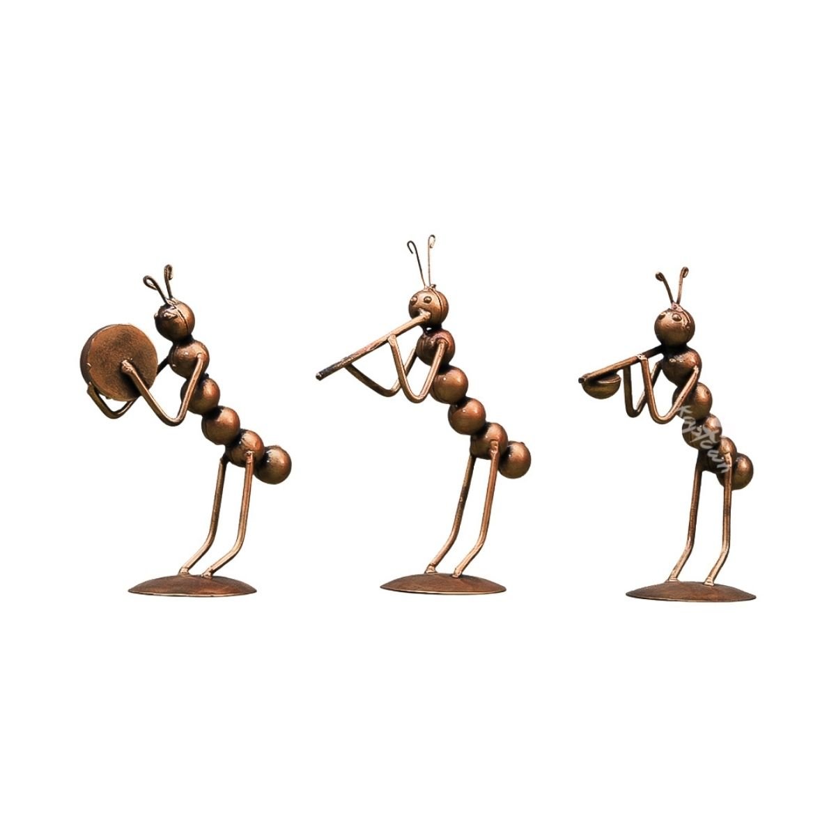 Rustic Musical Ant Trio Figurines - Nestern