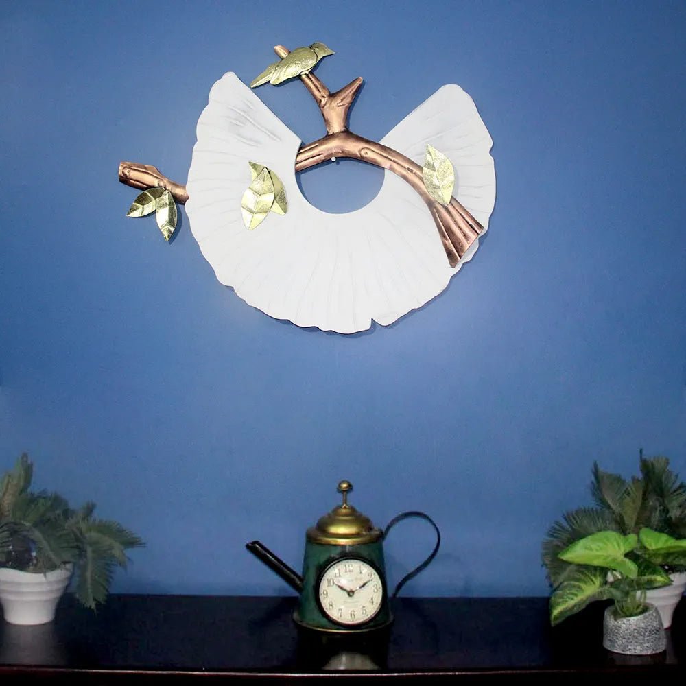 Bird on Branch Metal Wall Art – Rustic Nature-Inspired Décor - Nestern