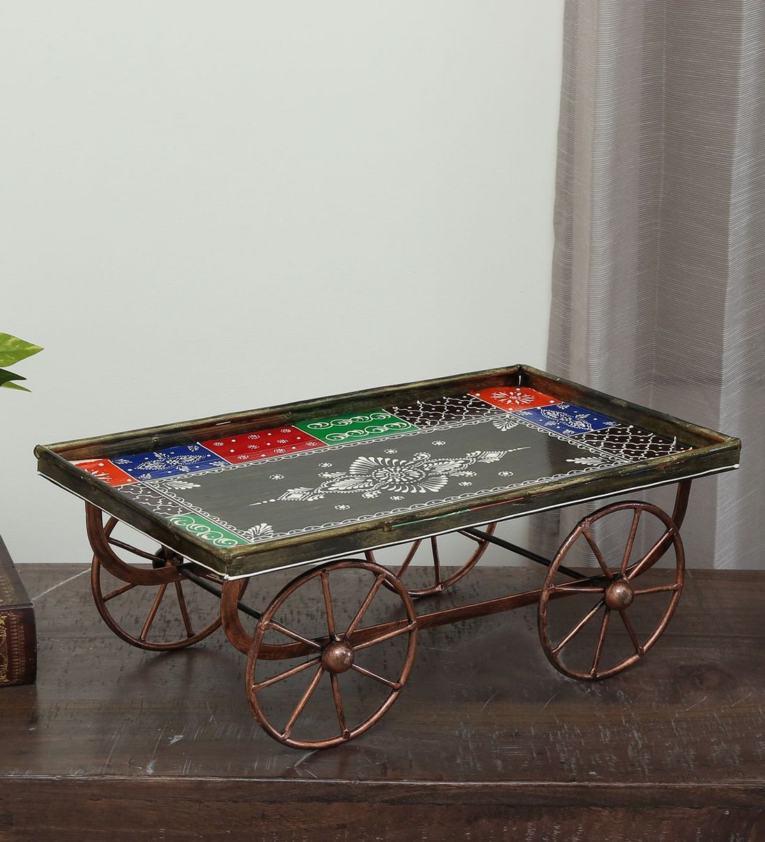 Cart-Inspired Vintage Table - Nestern