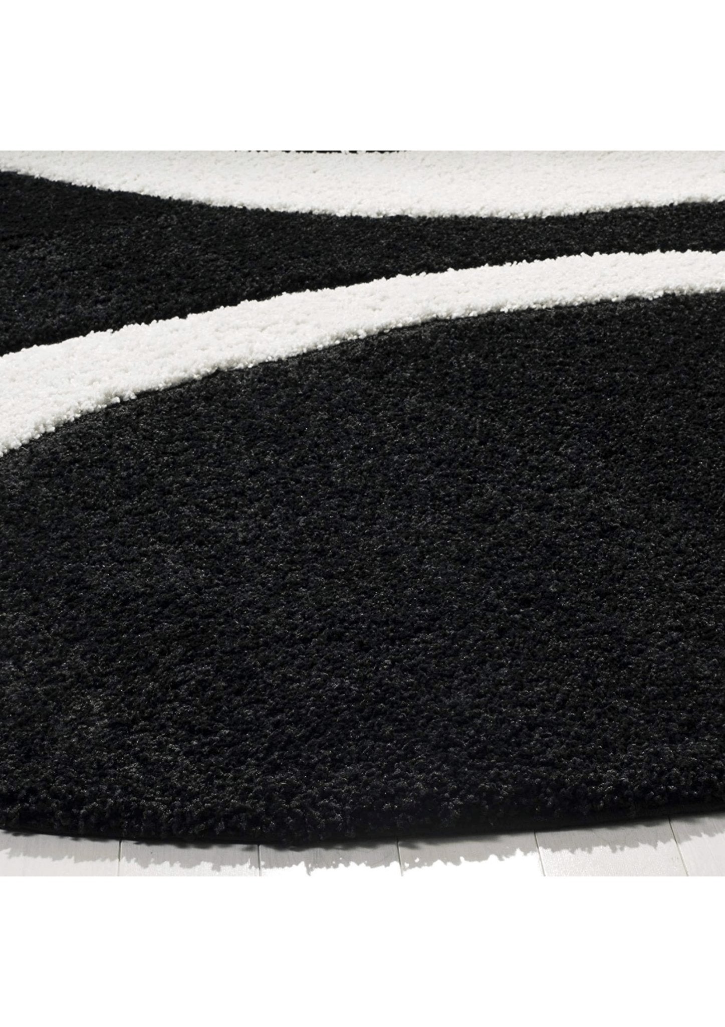 Curves and Circles Modern Abstract Rug - Nestern