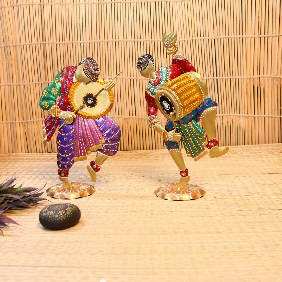 Dancing Duo Tribal Figurines - Nestern