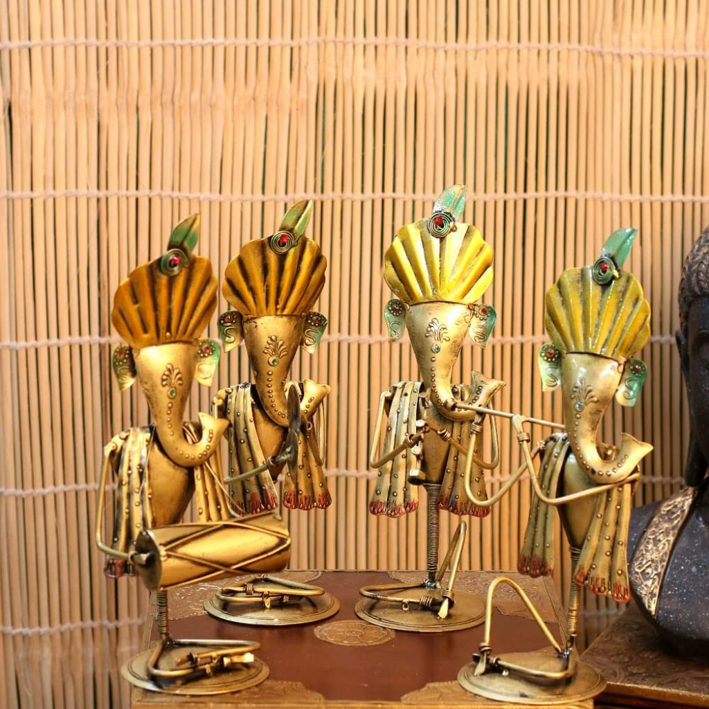 Divine Ganesha Figurine Quartet - Nestern