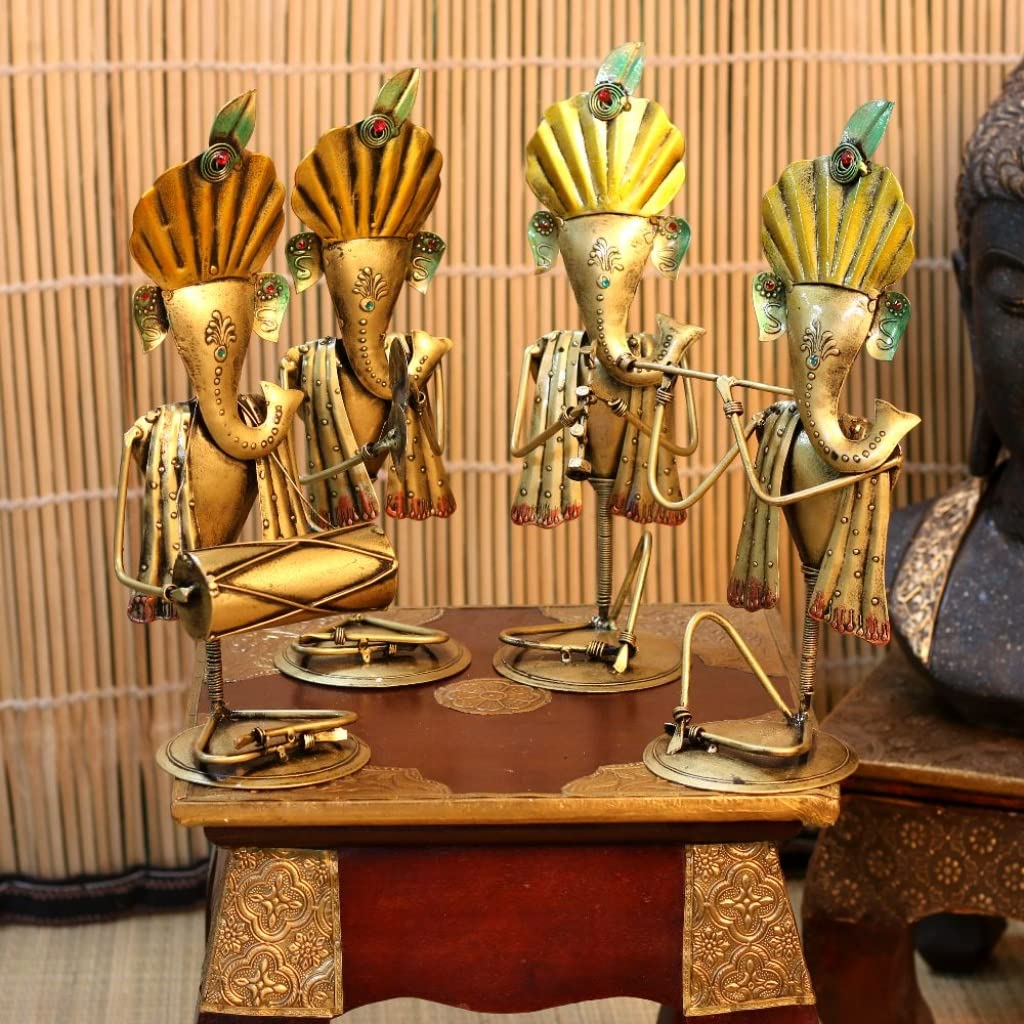 Divine Ganesha Figurine Quartet - Nestern
