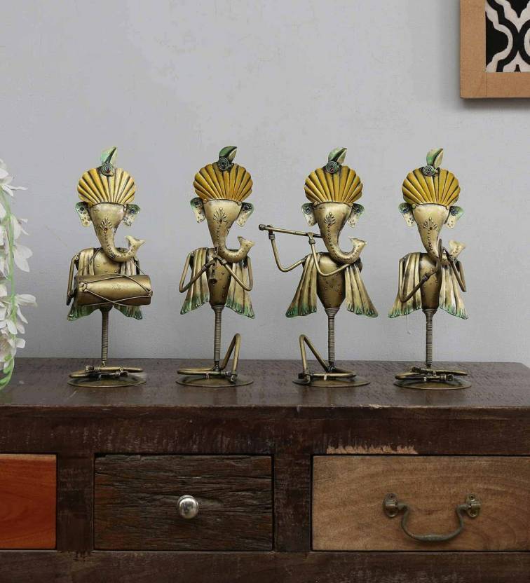 Divine Ganesha Figurine Quartet - Nestern