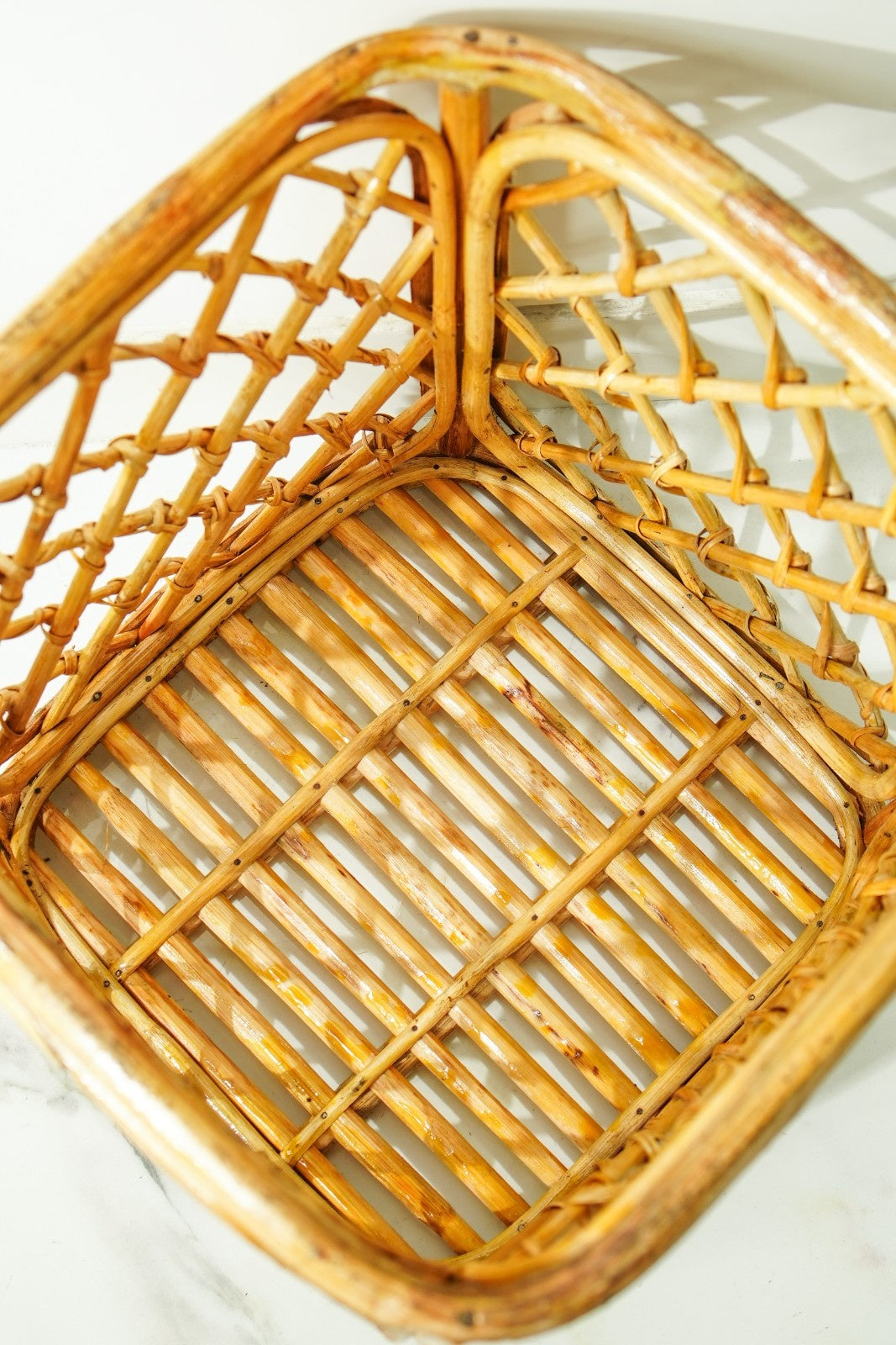 Rattan Square Planter Basket – Stylish Indoor Pot Holder