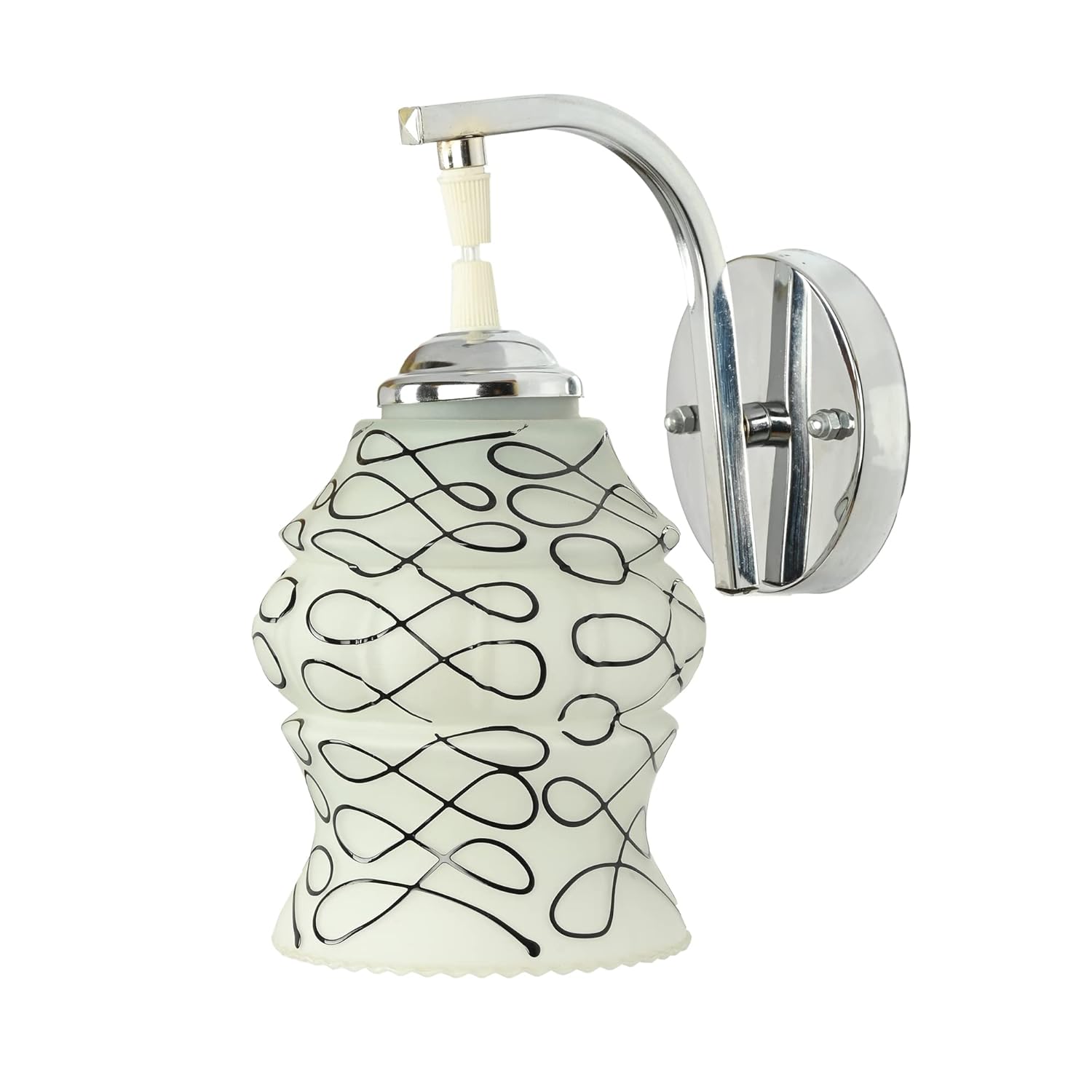 Elegant Swirl-Patterned Wall Sconce Lamp - Nestern