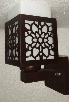 Floral Pattern Cut-Out Wall Lamp - Nestern