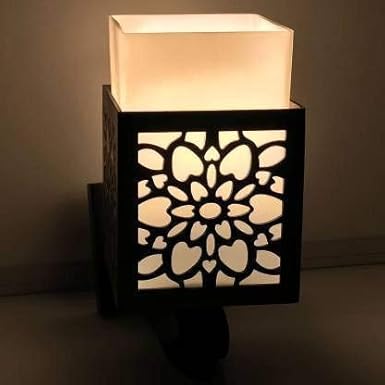 Floral Pattern Cut-Out Wall Lamp - Nestern