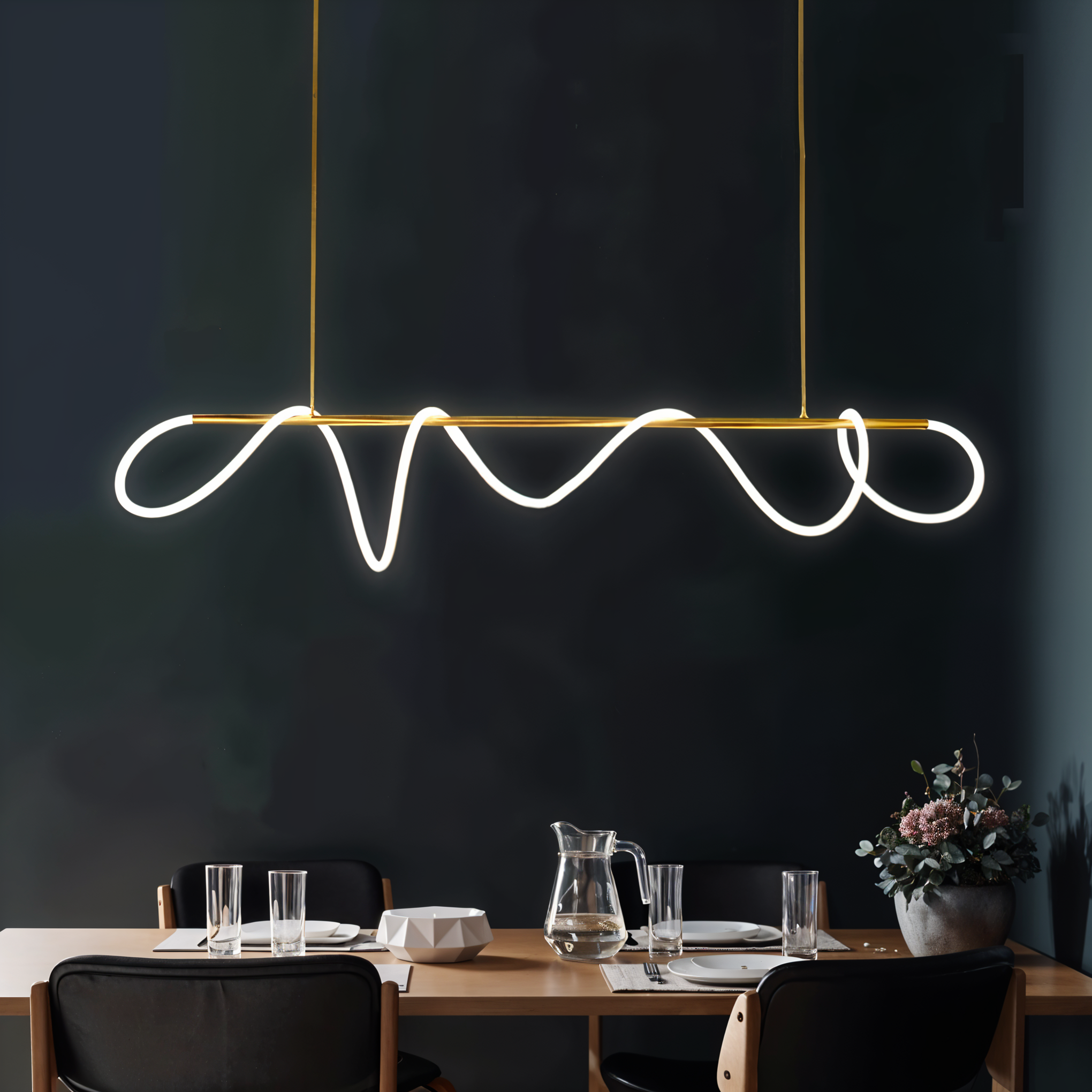 Waveform Designer Pendant Light with 3C LED Technology