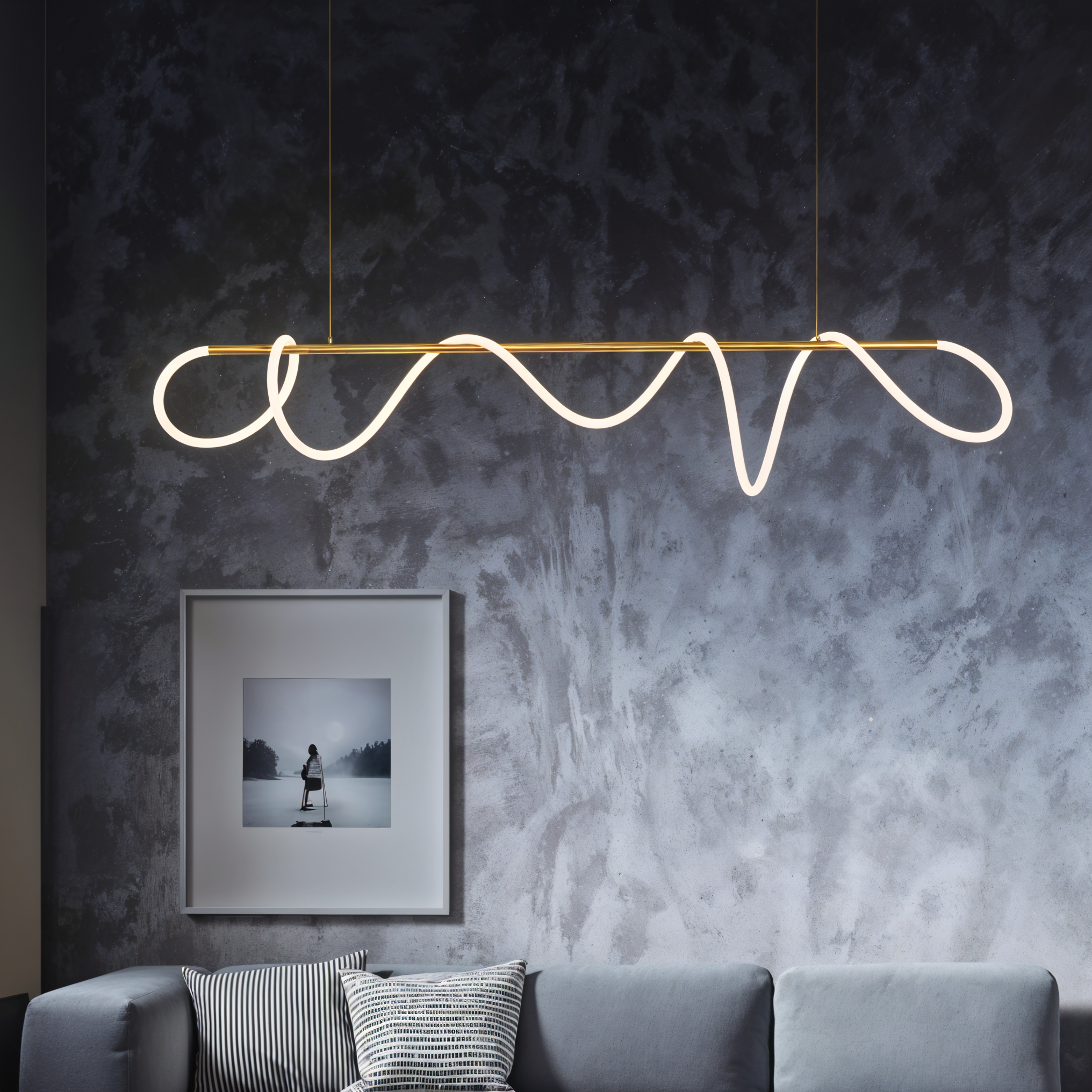 Waveform Designer Pendant Light with 3C LED Technology