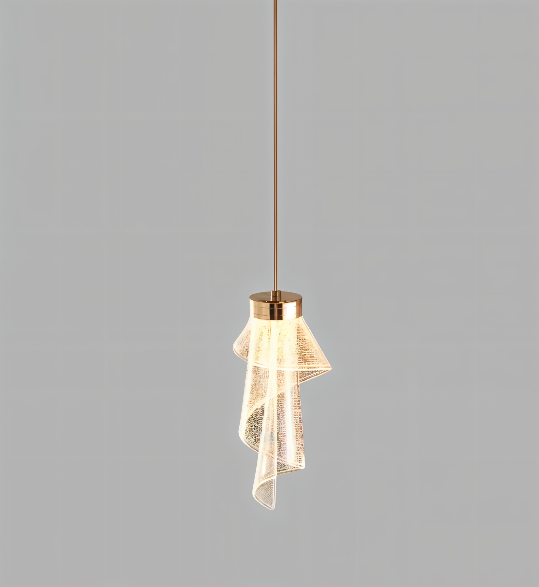 Modern Spiral Pendant Light – Elegant Decorative Lighting for Bedrooms and Living Spaces