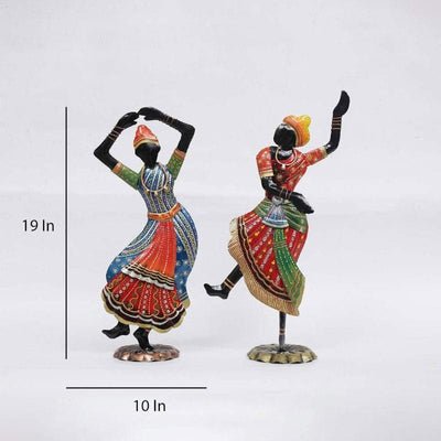 Graceful Dancer Duo: Cultural Elegance - Nestern