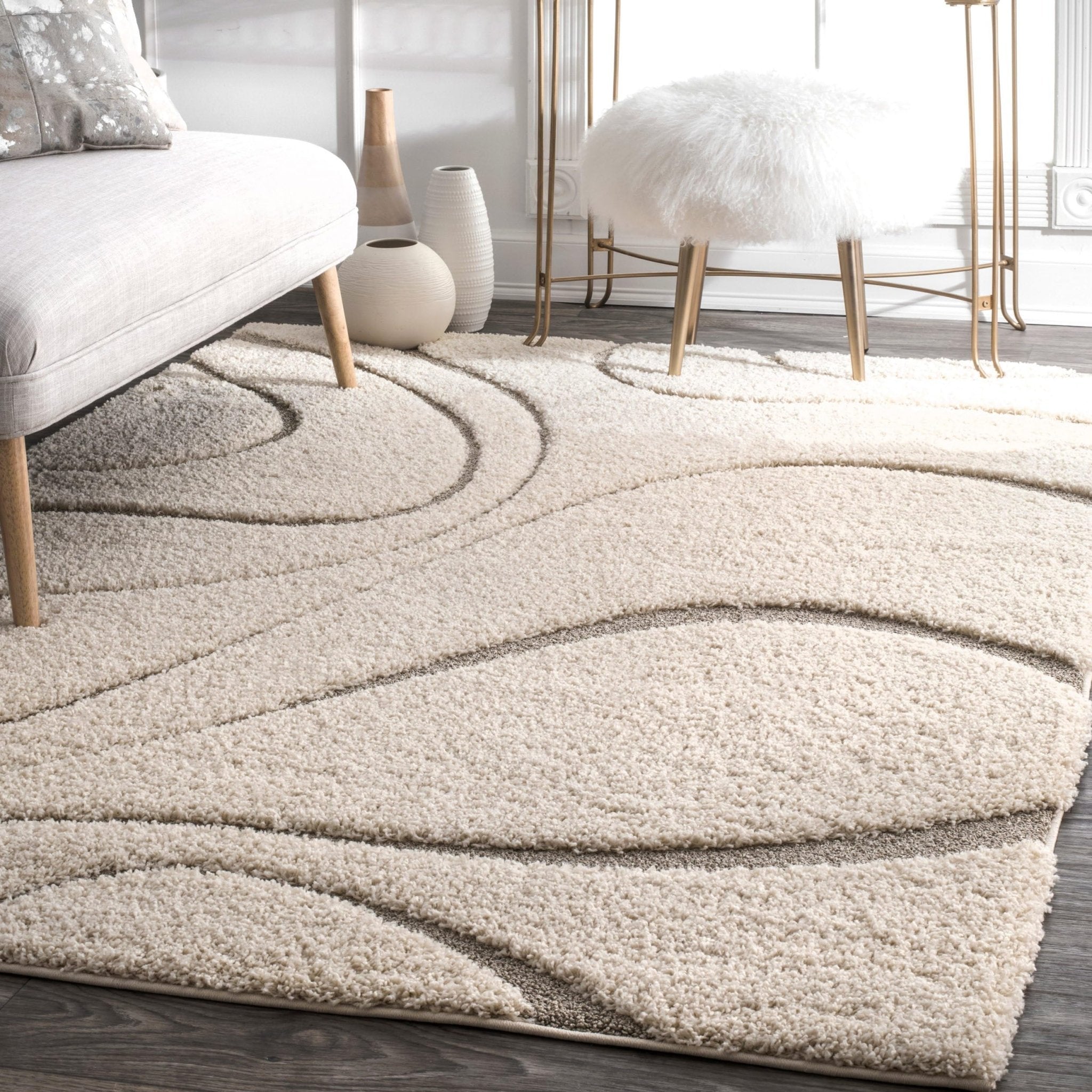 Grid-like Area Rug - Nestern