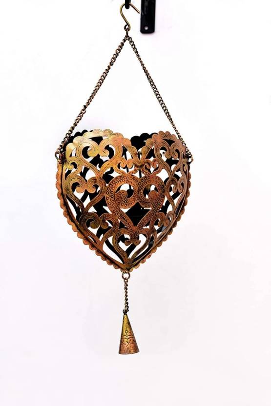 Heart-Shaped Hanging Tealight Holder - Nestern