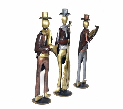 Jazz Trio Musician Figurines - Nestern