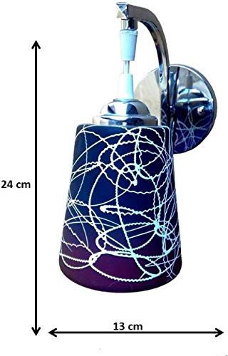 Intricate Crackle Pattern LED Wall Lamp - Nestern