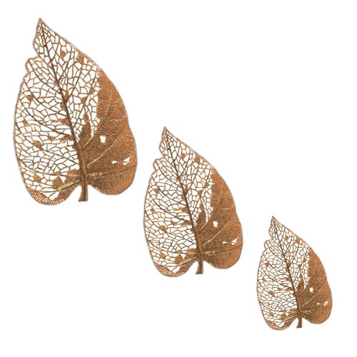 Large Metal Leaf Wall Art – Nature-Inspired Decorative Set - Nestern